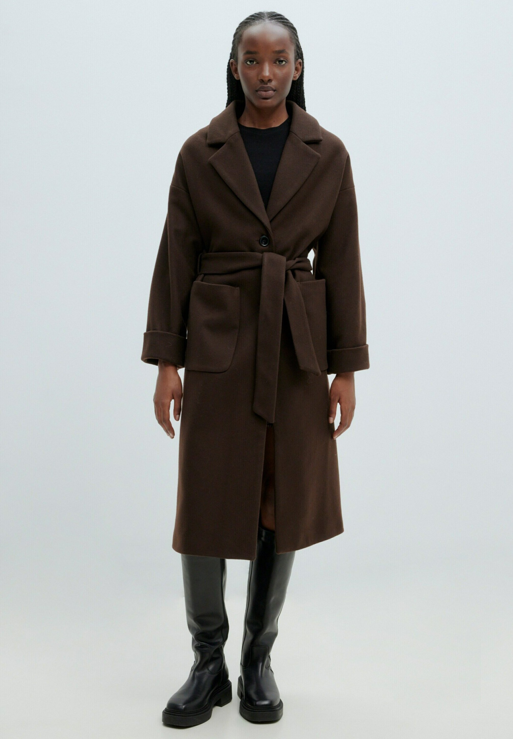 Dunkelbrauner trenchcoat Clearance